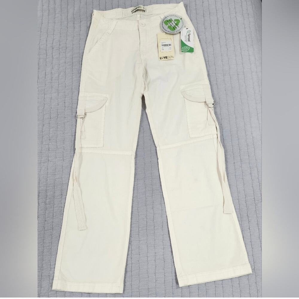 LOVEGEN cargo pants Size 11 Ecru